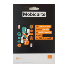 Carte SIM Prépayée Orange Mobicarte illimités | Smarty Paris